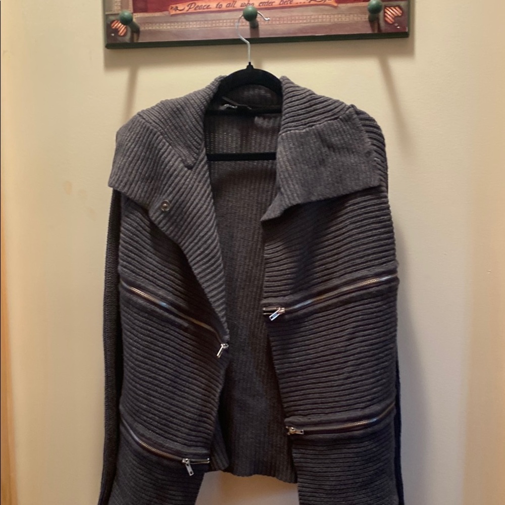 Rock & Republic Charcoal Bomber Jacket